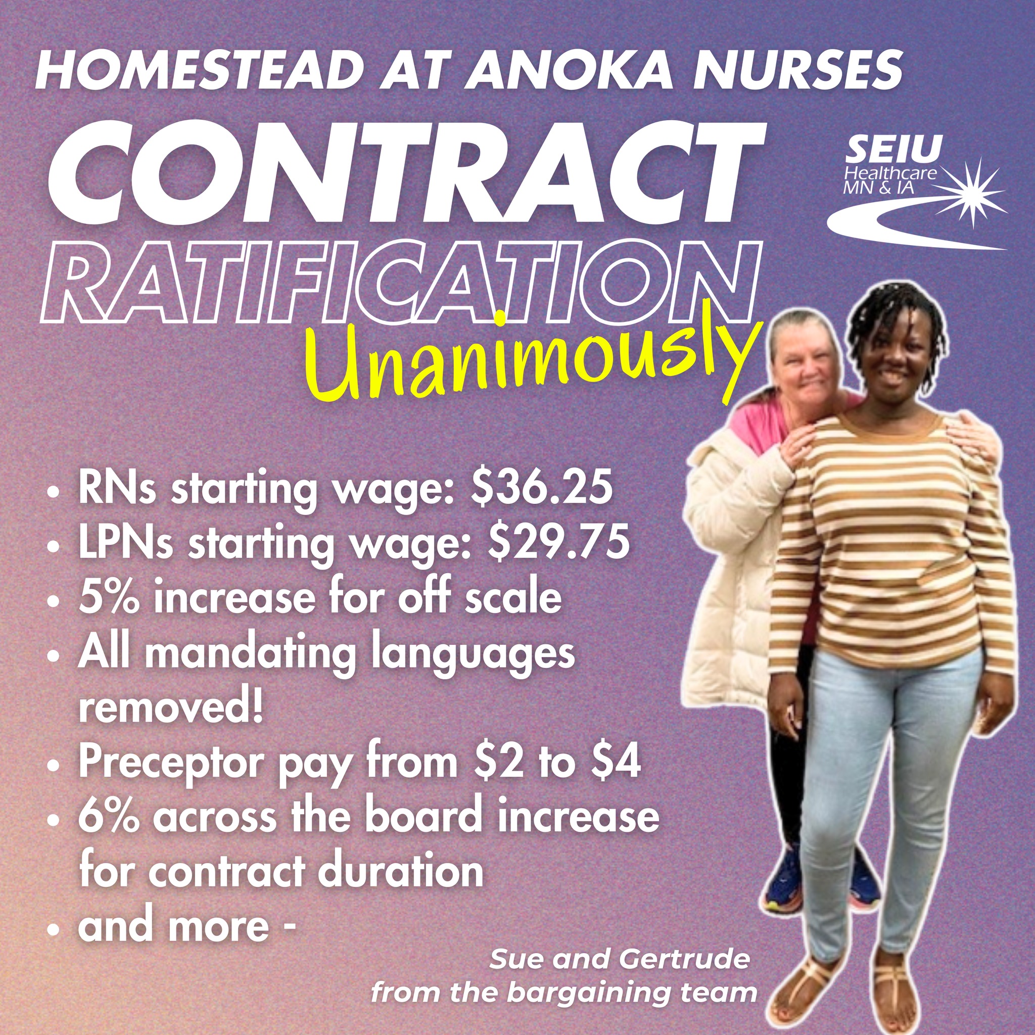 Anoka Homestead Nurses Contract Ratified