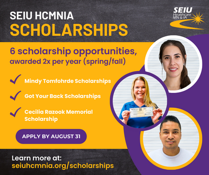 Scholarship Month - Apply by 8/31